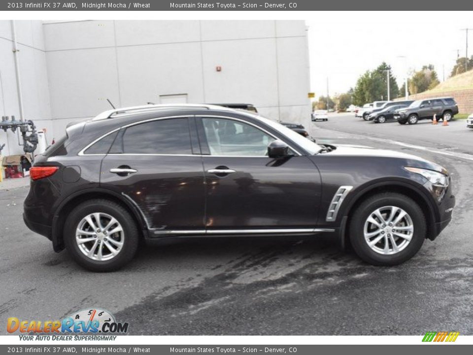 2013 Infiniti FX 37 AWD Midnight Mocha / Wheat Photo #7