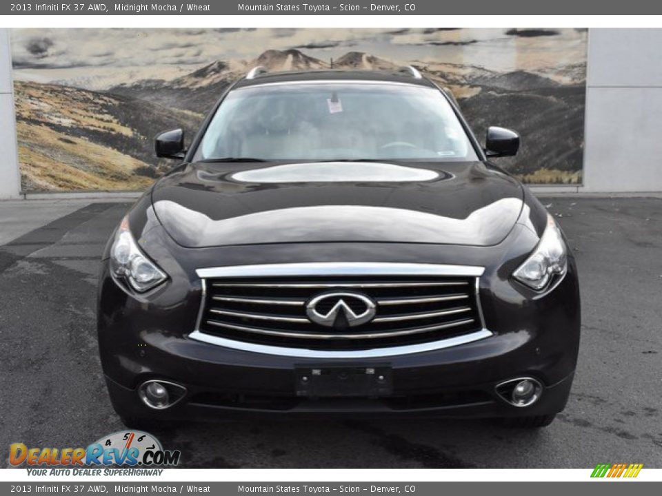 2013 Infiniti FX 37 AWD Midnight Mocha / Wheat Photo #8