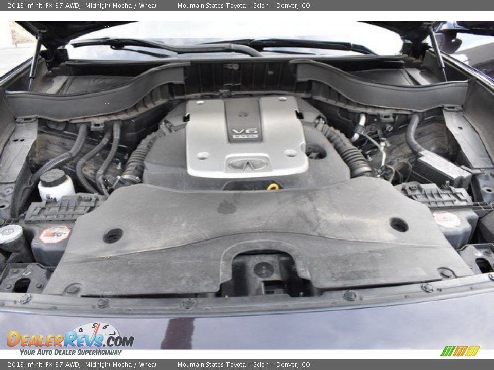 2013 Infiniti FX 37 AWD Midnight Mocha / Wheat Photo #9