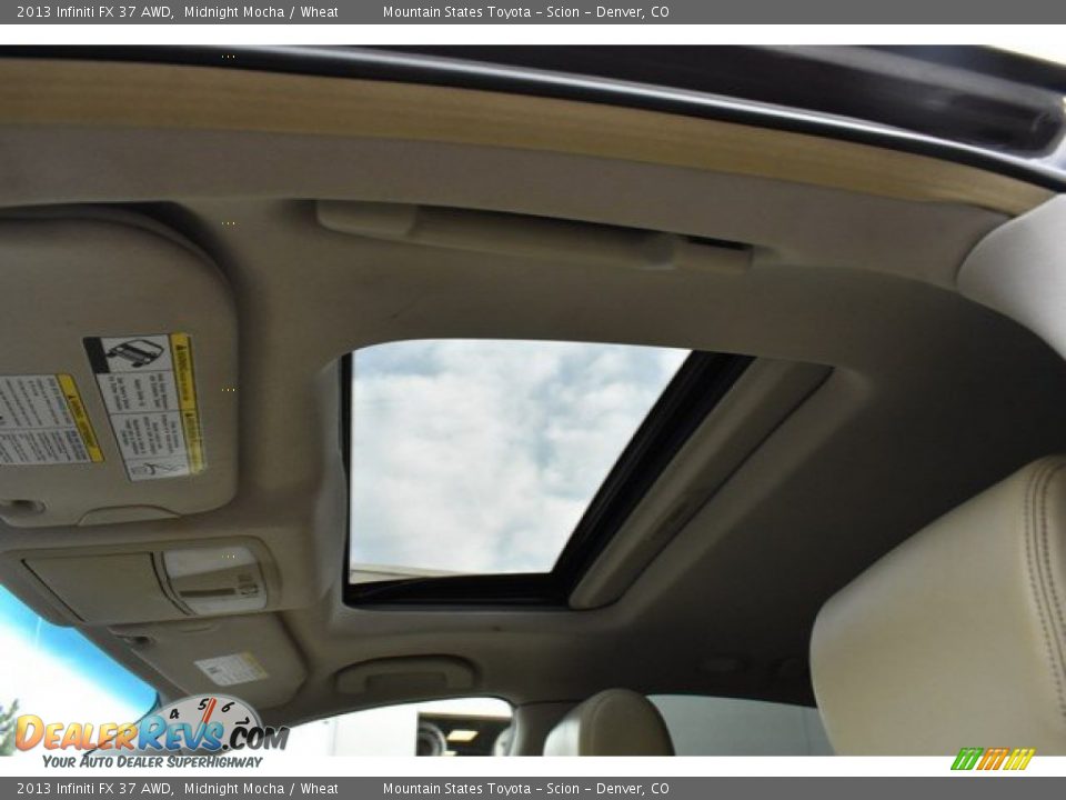 2013 Infiniti FX 37 AWD Midnight Mocha / Wheat Photo #10