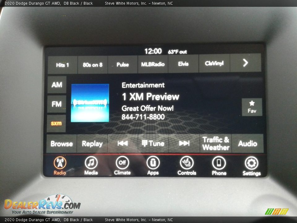 2020 Dodge Durango GT AWD DB Black / Black Photo #24