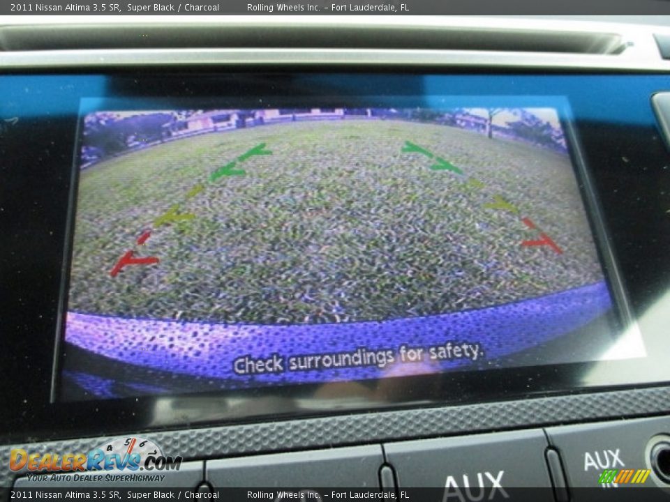 2011 Nissan Altima 3.5 SR Super Black / Charcoal Photo #5