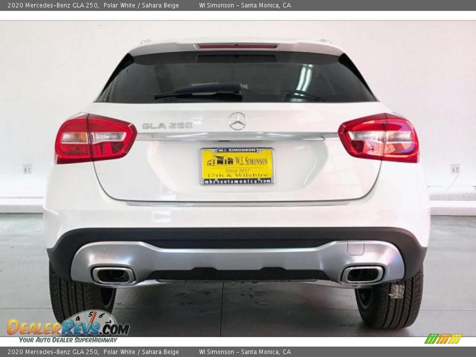 2020 Mercedes-Benz GLA 250 Polar White / Sahara Beige Photo #2
