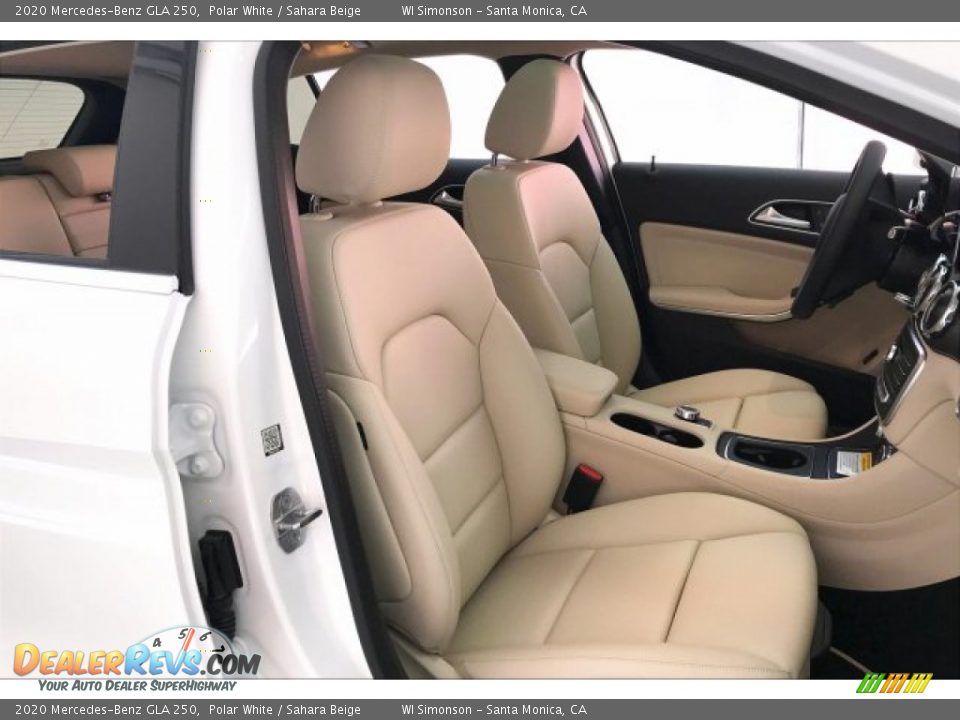 2020 Mercedes-Benz GLA 250 Polar White / Sahara Beige Photo #3