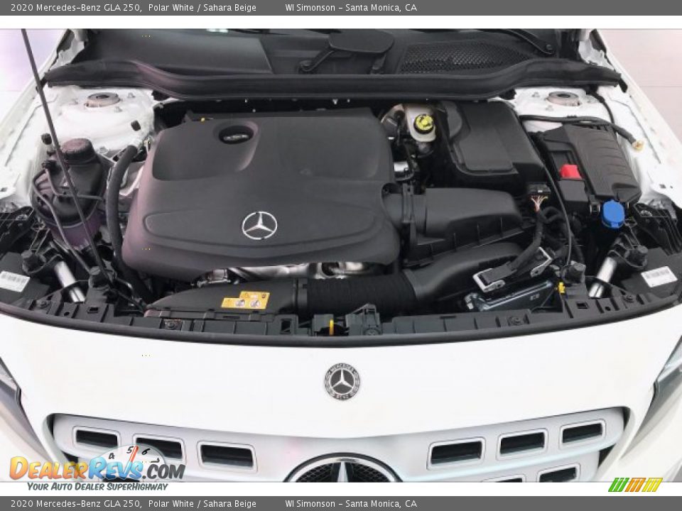 2020 Mercedes-Benz GLA 250 Polar White / Sahara Beige Photo #4