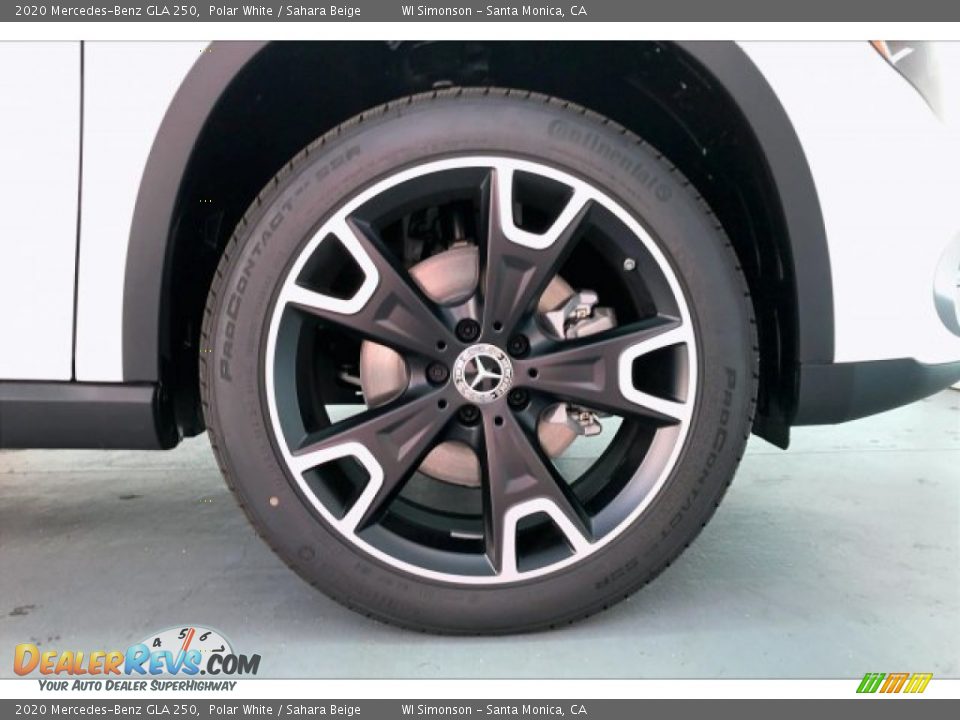 2020 Mercedes-Benz GLA 250 Polar White / Sahara Beige Photo #5