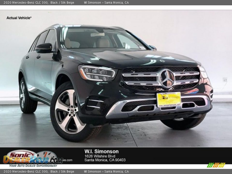 2020 Mercedes-Benz GLC 300 Black / Silk Beige Photo #1