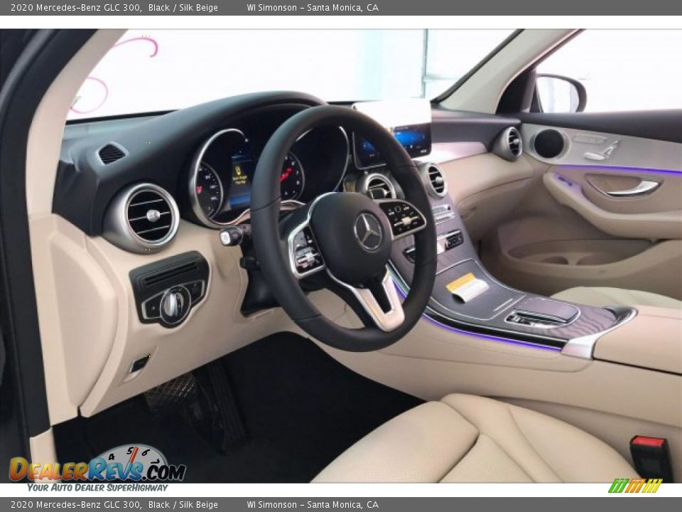 2020 Mercedes-Benz GLC 300 Black / Silk Beige Photo #4