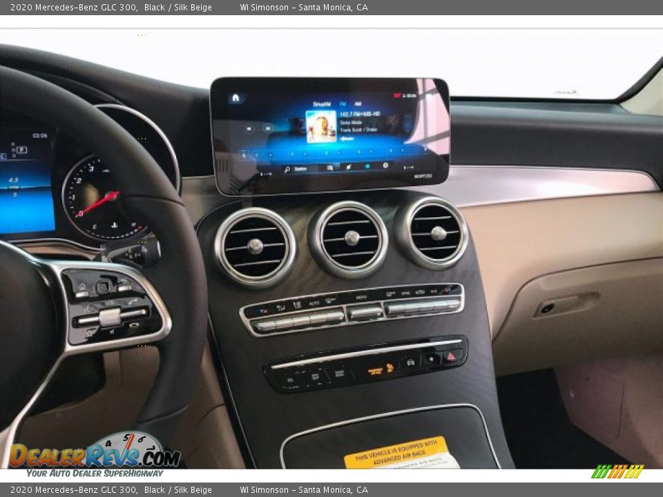 2020 Mercedes-Benz GLC 300 Black / Silk Beige Photo #6