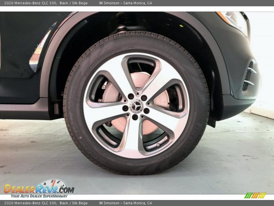 2020 Mercedes-Benz GLC 300 Black / Silk Beige Photo #8
