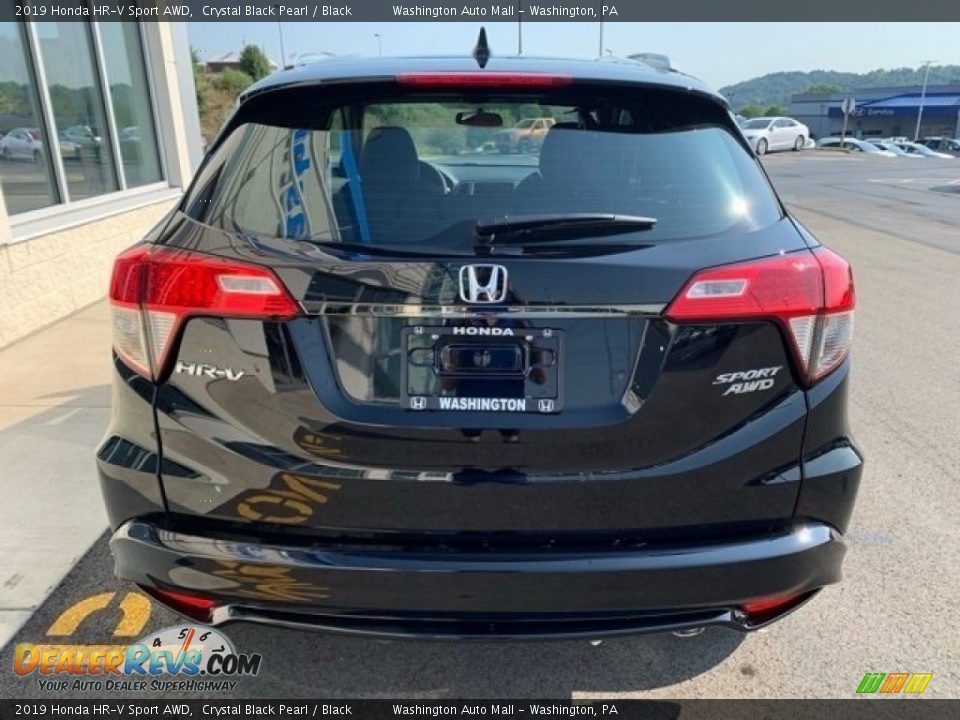 2019 Honda HR-V Sport AWD Crystal Black Pearl / Black Photo #6