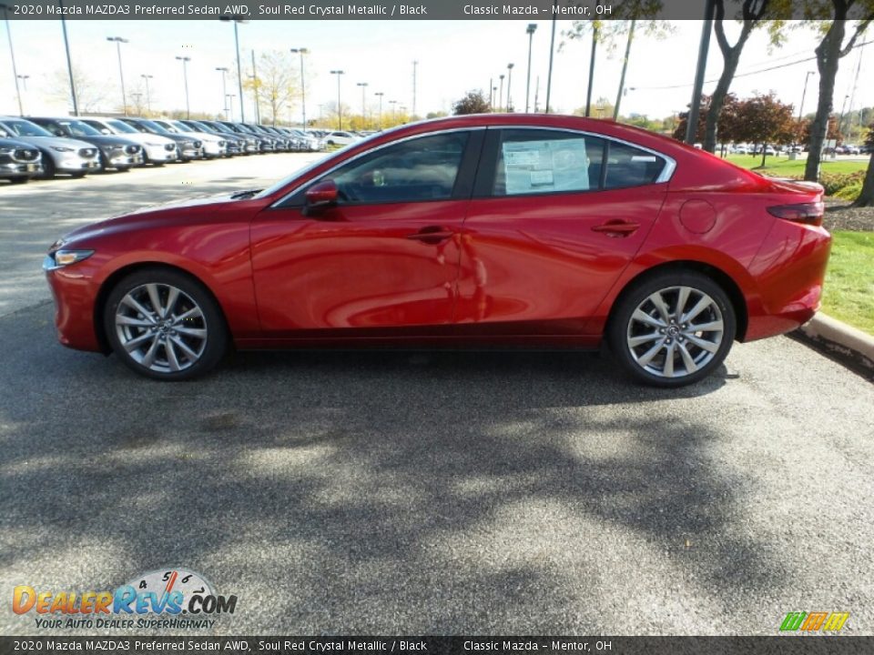 Soul Red Crystal Metallic 2020 Mazda MAZDA3 Preferred Sedan AWD Photo #4