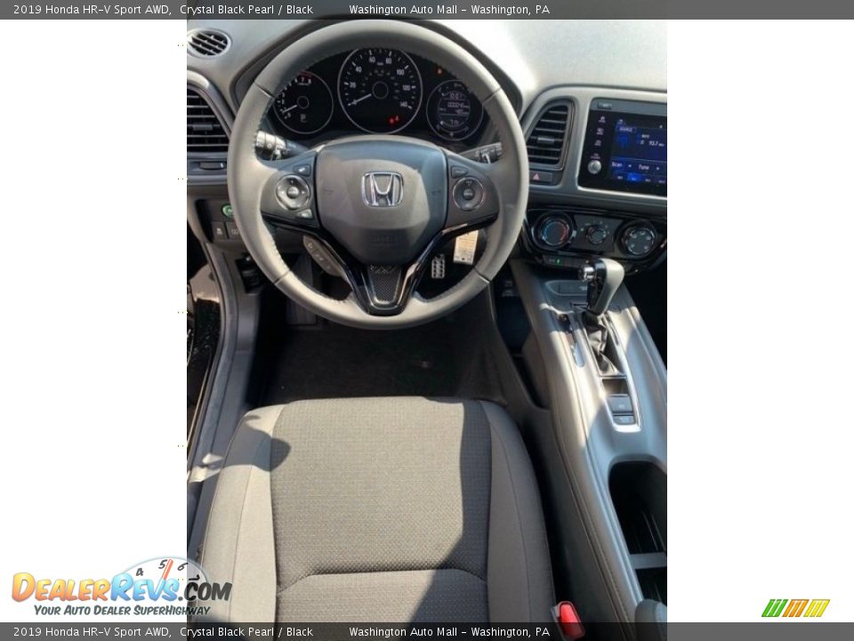 2019 Honda HR-V Sport AWD Crystal Black Pearl / Black Photo #13