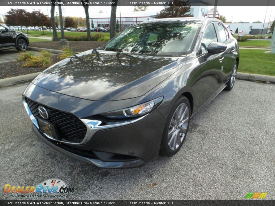 Machine Gray Metallic 2020 Mazda MAZDA3 Select Sedan Photo #3