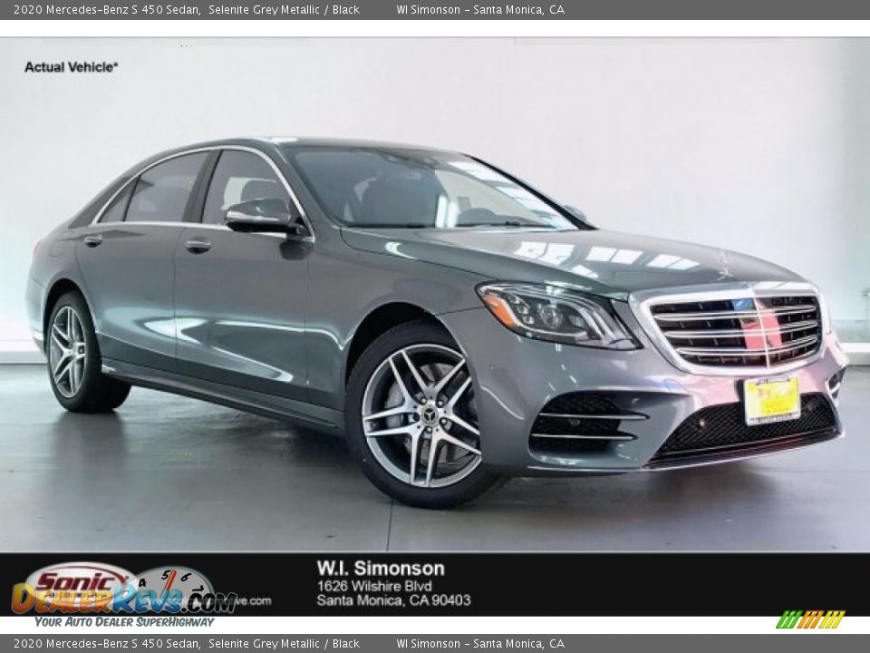 2020 Mercedes-Benz S 450 Sedan Selenite Grey Metallic / Black Photo #1