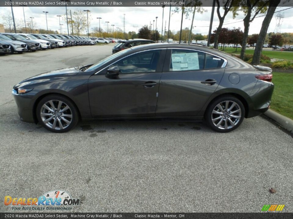 Machine Gray Metallic 2020 Mazda MAZDA3 Select Sedan Photo #4