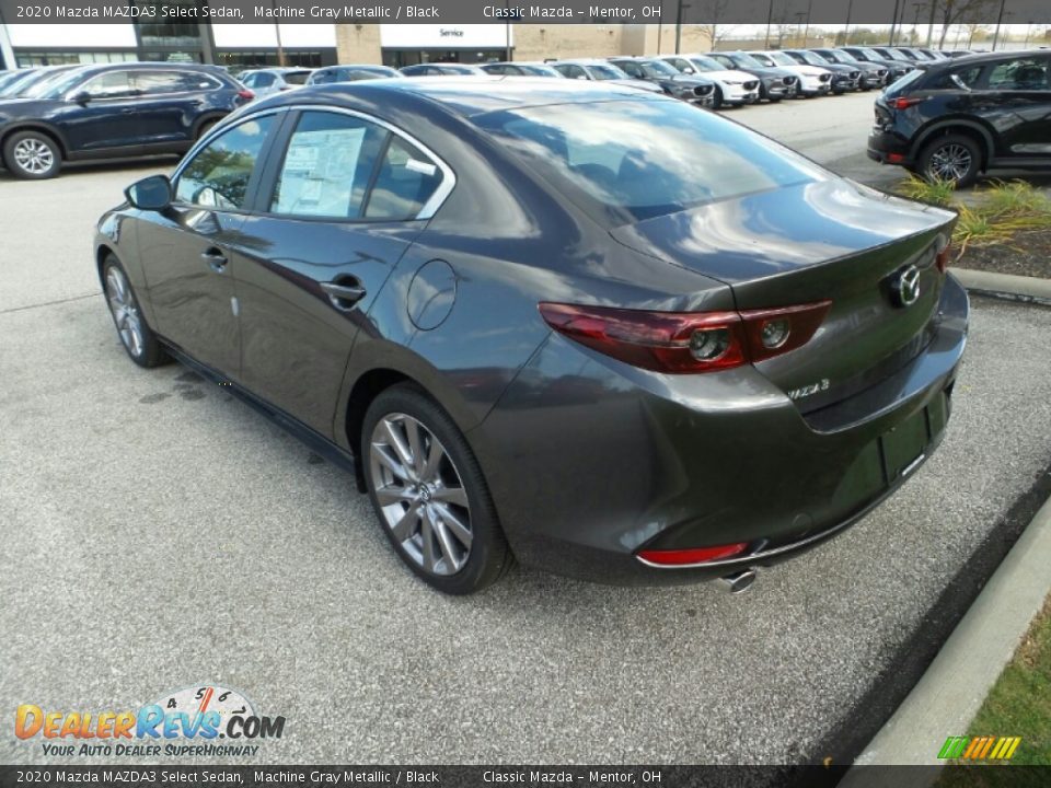 2020 Mazda MAZDA3 Select Sedan Machine Gray Metallic / Black Photo #5