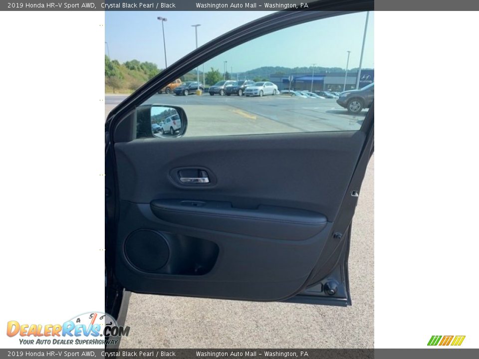 2019 Honda HR-V Sport AWD Crystal Black Pearl / Black Photo #26