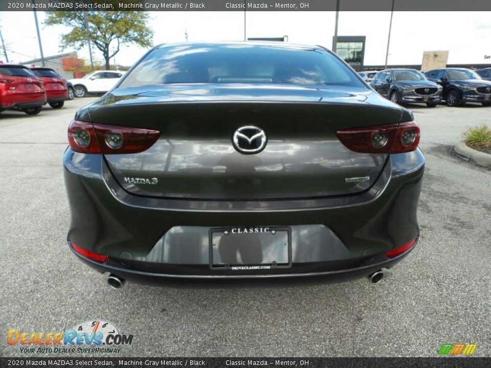 2020 Mazda MAZDA3 Select Sedan Machine Gray Metallic / Black Photo #6