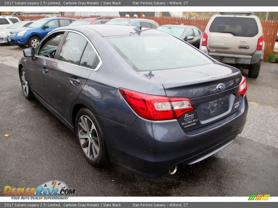 2017 Subaru Legacy 2.5i Limited Carbide Gray Metallic / Slate Black Photo #7