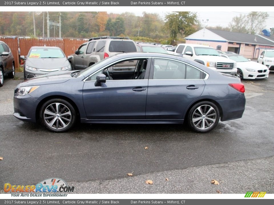 2017 Subaru Legacy 2.5i Limited Carbide Gray Metallic / Slate Black Photo #8