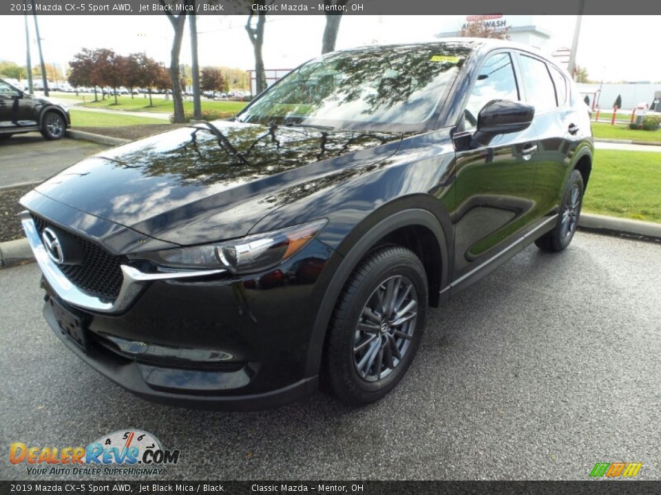 2019 Mazda CX-5 Sport AWD Jet Black Mica / Black Photo #3