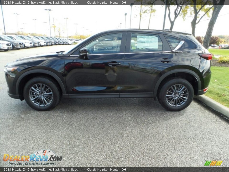 2019 Mazda CX-5 Sport AWD Jet Black Mica / Black Photo #4