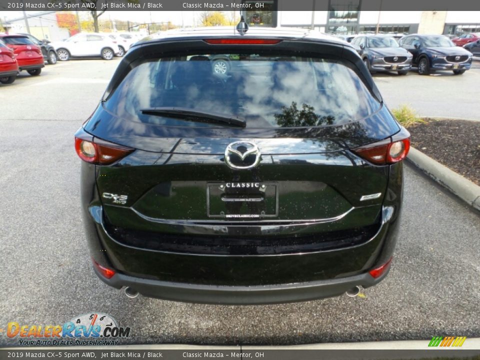 2019 Mazda CX-5 Sport AWD Jet Black Mica / Black Photo #6