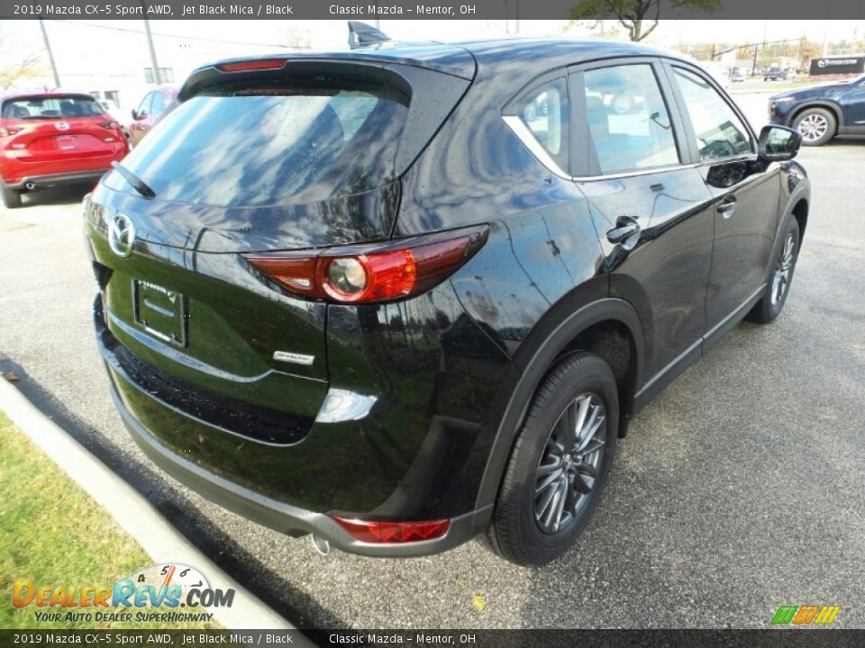 2019 Mazda CX-5 Sport AWD Jet Black Mica / Black Photo #7