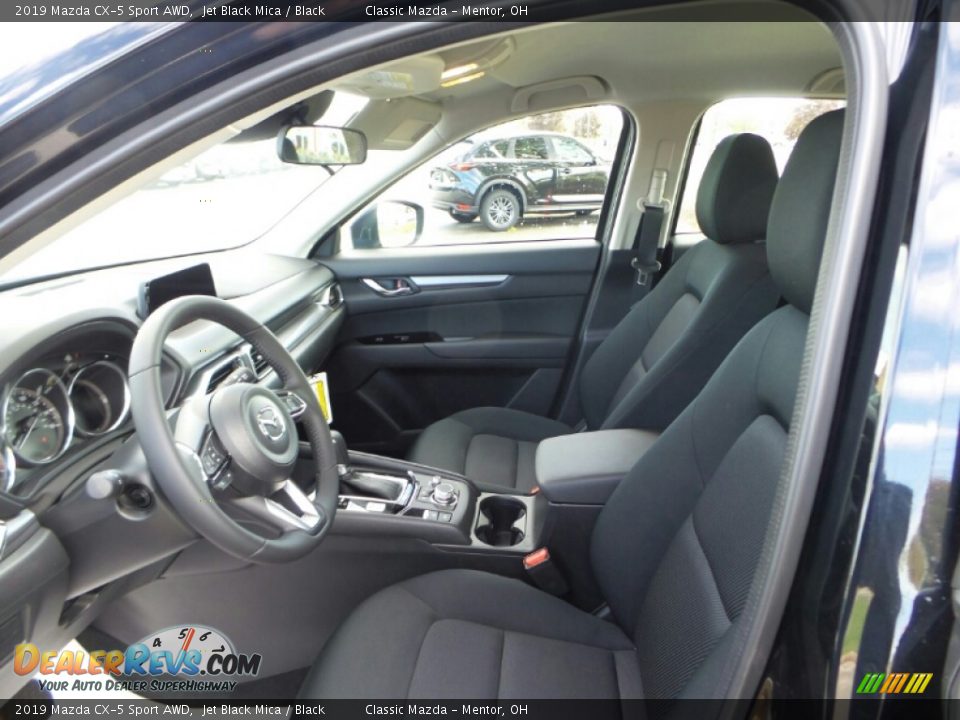 2019 Mazda CX-5 Sport AWD Jet Black Mica / Black Photo #8