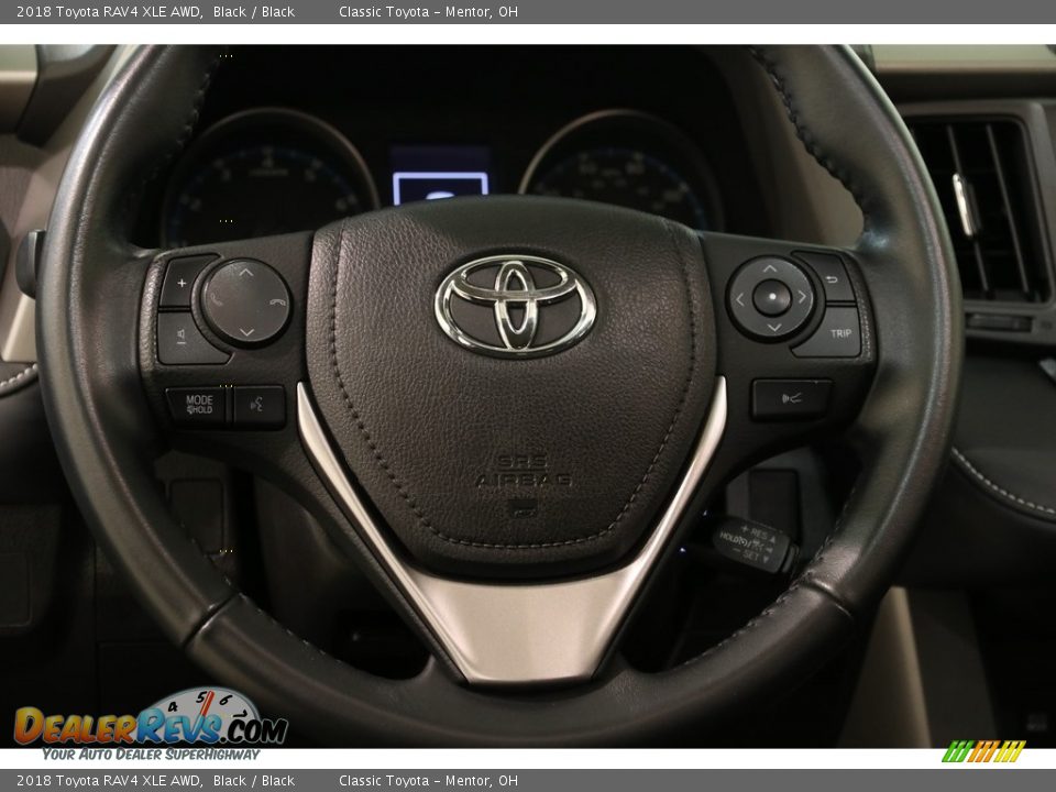 2018 Toyota RAV4 XLE AWD Black / Black Photo #7