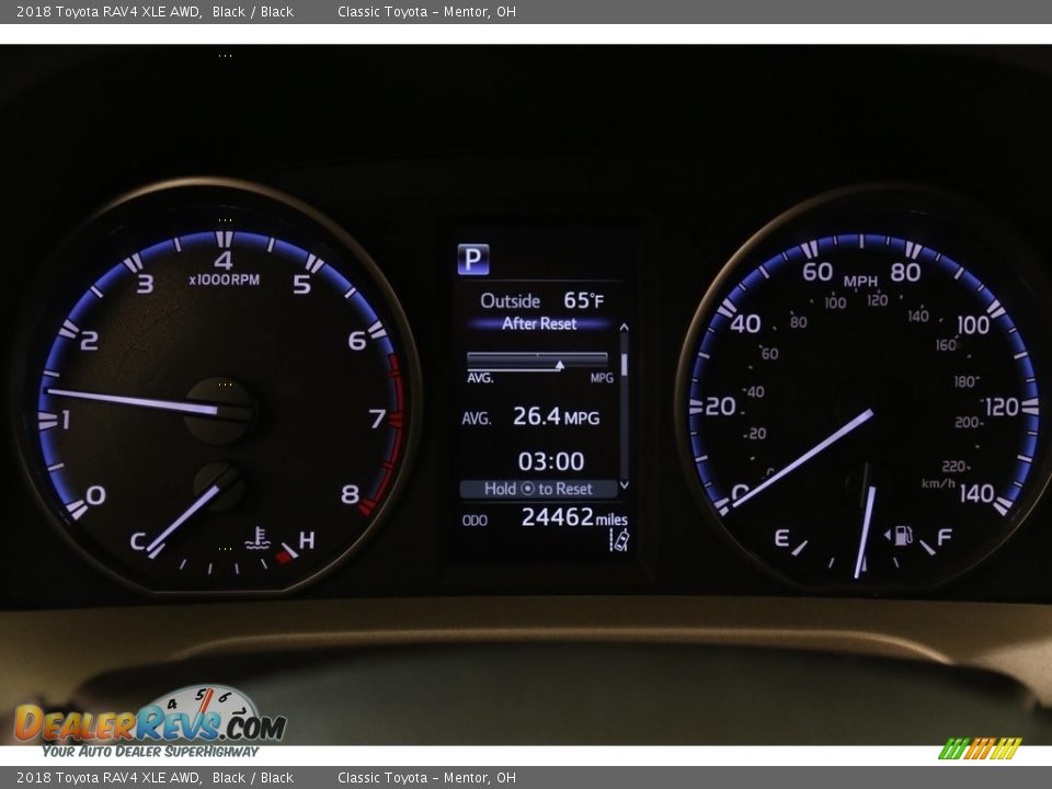 2018 Toyota RAV4 XLE AWD Black / Black Photo #8