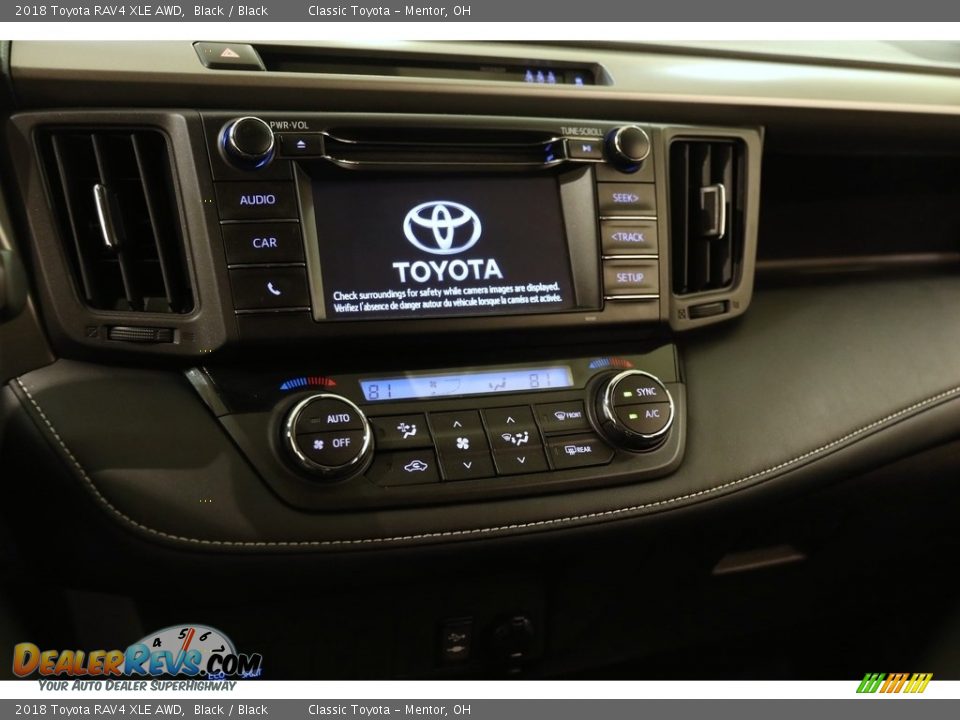 2018 Toyota RAV4 XLE AWD Black / Black Photo #9