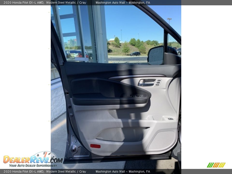2020 Honda Pilot EX-L AWD Modern Steel Metallic / Gray Photo #10