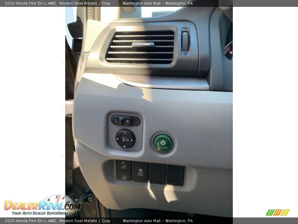 2020 Honda Pilot EX-L AWD Modern Steel Metallic / Gray Photo #12