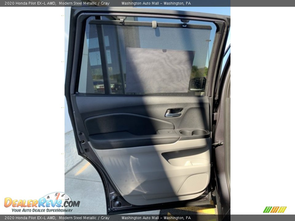 2020 Honda Pilot EX-L AWD Modern Steel Metallic / Gray Photo #16