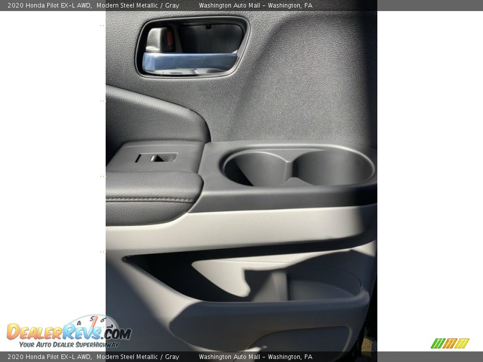 2020 Honda Pilot EX-L AWD Modern Steel Metallic / Gray Photo #17