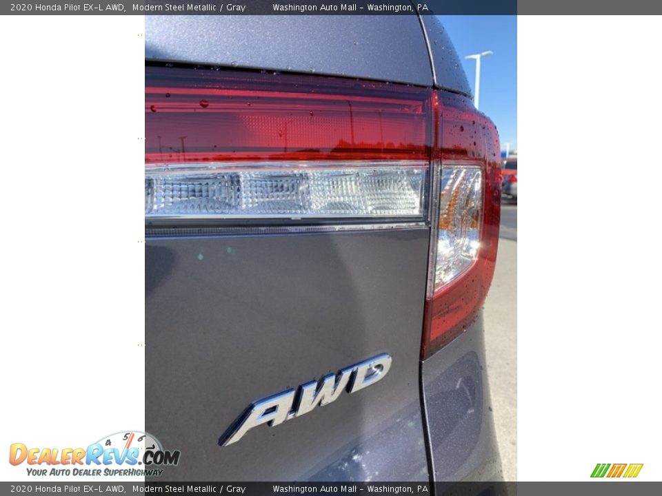 2020 Honda Pilot EX-L AWD Modern Steel Metallic / Gray Photo #25