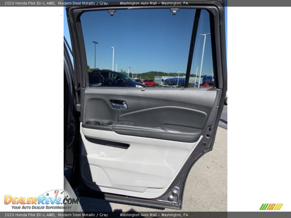 2020 Honda Pilot EX-L AWD Modern Steel Metallic / Gray Photo #26