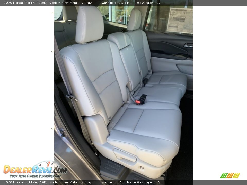 2020 Honda Pilot EX-L AWD Modern Steel Metallic / Gray Photo #27