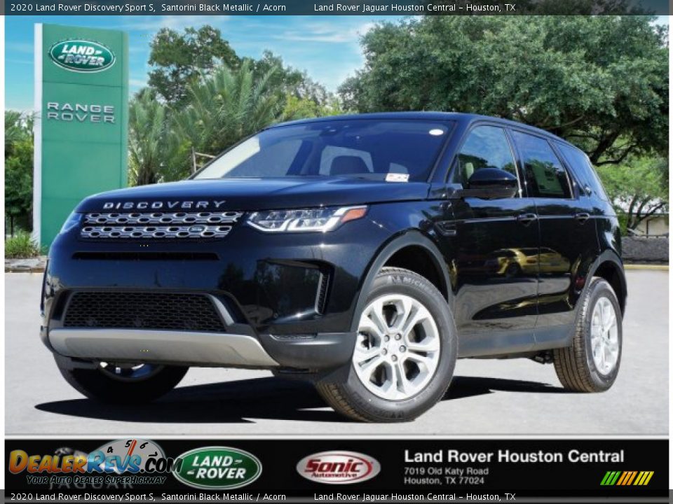 2020 Land Rover Discovery Sport S Santorini Black Metallic / Acorn Photo #1