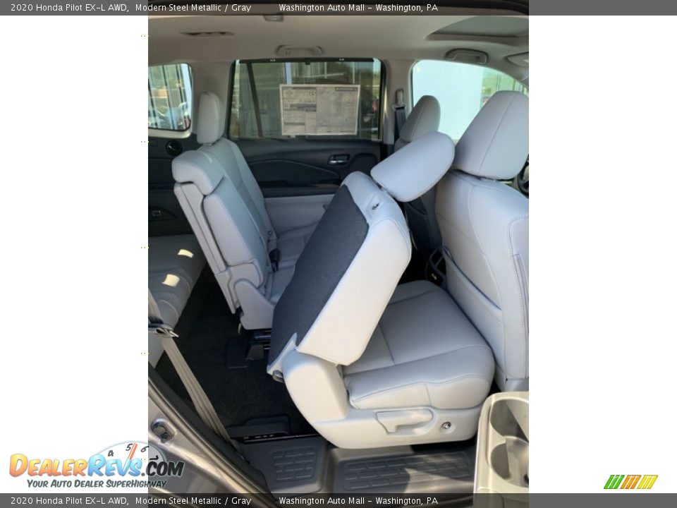 2020 Honda Pilot EX-L AWD Modern Steel Metallic / Gray Photo #28