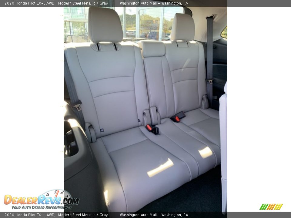 2020 Honda Pilot EX-L AWD Modern Steel Metallic / Gray Photo #29