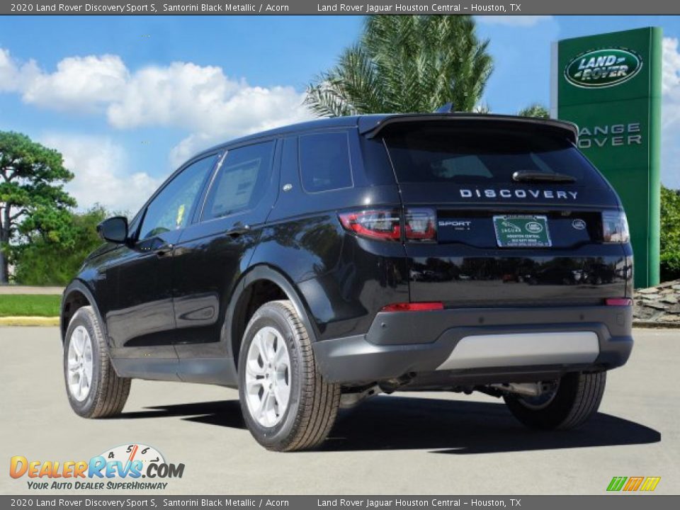 2020 Land Rover Discovery Sport S Santorini Black Metallic / Acorn Photo #3