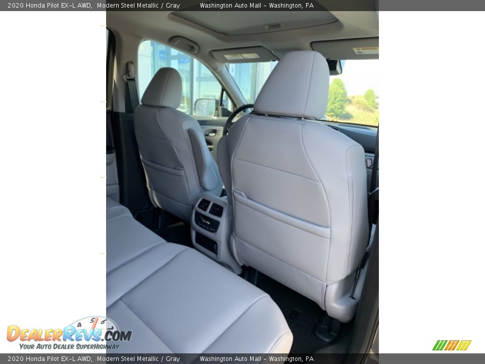 2020 Honda Pilot EX-L AWD Modern Steel Metallic / Gray Photo #30