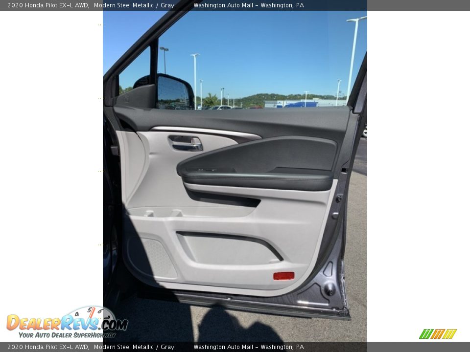 2020 Honda Pilot EX-L AWD Modern Steel Metallic / Gray Photo #31