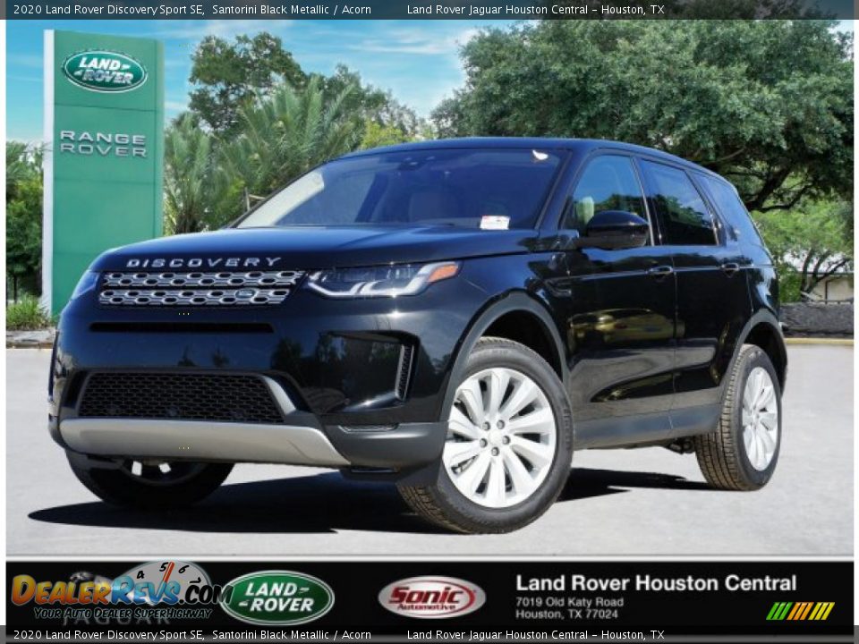 2020 Land Rover Discovery Sport SE Santorini Black Metallic / Acorn Photo #1