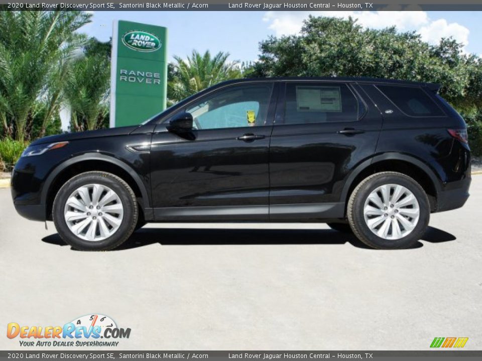 2020 Land Rover Discovery Sport SE Santorini Black Metallic / Acorn Photo #2