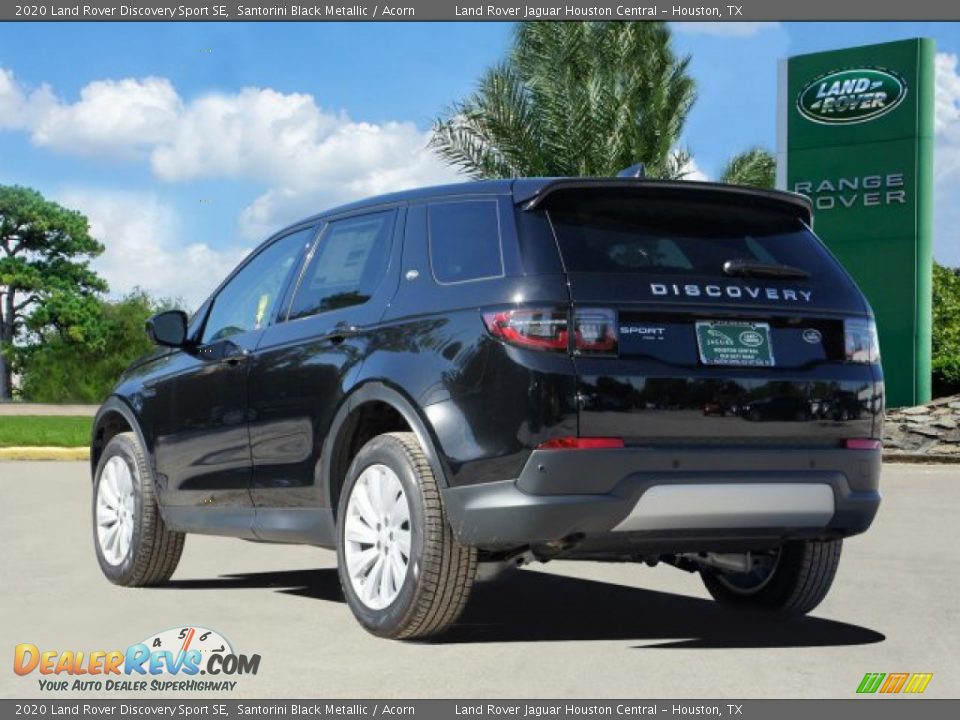 2020 Land Rover Discovery Sport SE Santorini Black Metallic / Acorn Photo #3