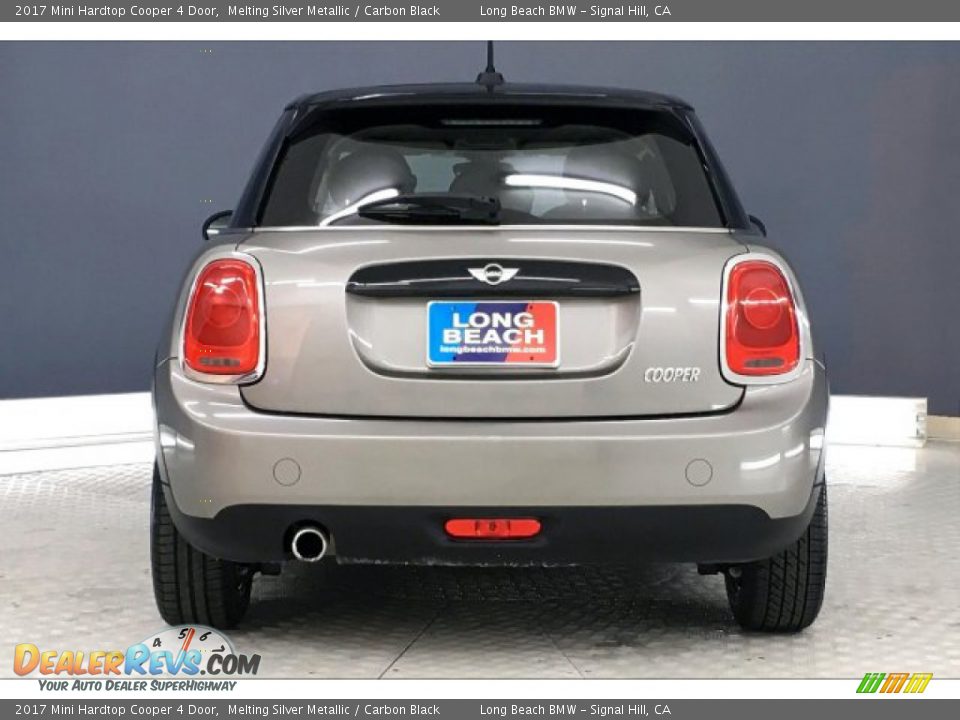 2017 Mini Hardtop Cooper 4 Door Melting Silver Metallic / Carbon Black Photo #3